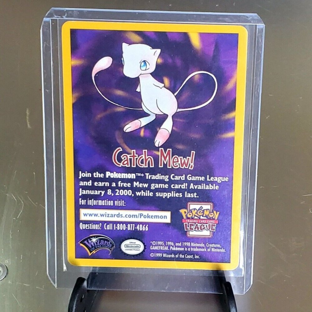 Catch Mew! - WotC Pokemon First Movie Promo Card - LP/NM Vintage TCG